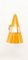 Yellow & Brass Adjustable Cone Sconce, Image 5