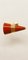 Red & Gold Adjustable Cone Sconce, Image 7