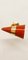 Red & Gold Adjustable Cone Sconce, Image 2