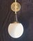 Mid-Century Murano Glass and Brass Wall Light, 1950s, Image 7