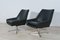 Mid-Century Leather Swivel Armchairs, 1960s, Set of 2, Image 2