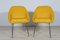 Small Chrome and Fabric Armchairs, 1960s, Set of 2 1