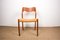 Mid-Century Danish Teak & Rope Model 71 Dining Chairs by Niels Moller for J.L. Mollers, 1960s, Set of 4 10