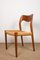 Mid-Century Danish Teak & Rope Model 71 Dining Chairs by Niels Moller for J.L. Mollers, 1960s, Set of 4 7