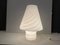 Murano Glass Swirl Table Lamp from Venini 4