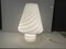 Murano Glass Swirl Table Lamp from Venini 2