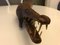 Large Hand-Carved Mahogany Crocodile Sculpture, 1970s 5