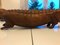Large Hand-Carved Mahogany Crocodile Sculpture, 1970s 3