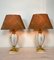 Mid-Century Ceramic Table Lamps from Maison Le Dauphin, 1970s, Set of 2 5
