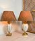 Mid-Century Ceramic Table Lamps from Maison Le Dauphin, 1970s, Set of 2 3