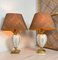 Mid-Century Ceramic Table Lamps from Maison Le Dauphin, 1970s, Set of 2 2