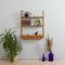 Mid-Century Danish Entry Wall Unit with Small Console and 2 Shelves, Image 4