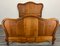 Antique French Double Bed in Carved Wood, Image 1