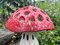 Lanterne de Jardin Bougie Champignon Vintage en Fonte 3