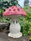 Lanterne de Jardin Bougie Champignon Vintage en Fonte 1