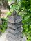Japanische Vintage Pagodenlaterne aus Gusseisen mit fünf Stockwerken 7