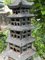 Vintage Japanese Cast Iron Five Storied Pagoda Lantern 5