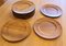 Vintage Teak Wooden Plates from Kronjyden, Denmark, Set of 10 1