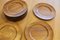 Vintage Teak Wooden Plates from Kronjyden, Denmark, Set of 10, Image 5