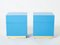 Comodini in ottone laccato blu di Guy Lefevre per Maison Jansen, anni '70, set di 2, Immagine 8