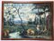 Adam and Eve Expelled from Paradise, 20th-Century, Oil on Panel, Framed 3