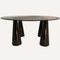 Black Marble Geometric Organic Shaped Coffee Table in Style of Massimo Vignelli 10