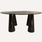 Black Marble Geometric Organic Shaped Coffee Table in Style of Massimo Vignelli, Image 10