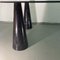 Black Marble Geometric Organic Shaped Coffee Table in Style of Massimo Vignelli 4