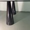 Schwarzer Marmor Geometrischer Organisch Geformter Couchtisch im Stil von Massimo Vignelli 4