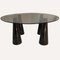 Black Marble Geometric Organic Shaped Coffee Table in Style of Massimo Vignelli 11