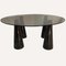 Black Marble Geometric Organic Shaped Coffee Table in Style of Massimo Vignelli, Image 11