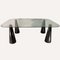 Black Marble Geometric Organic Shaped Coffee Table in Style of Massimo Vignelli, Image 1