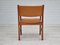 Leather & Beech Armchairs by Hans J. Wegner for Getama, 1960s, Set of 3, Image 6