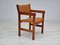 Leather & Beech Armchairs by Hans J. Wegner for Getama, 1960s, Set of 3 7