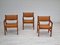 Leather & Beech Armchairs by Hans J. Wegner for Getama, 1960s, Set of 3, Image 17