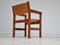 Leather & Beech Armchairs by Hans J. Wegner for Getama, 1960s, Set of 3 8