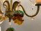 Italian Gold Gilded Murano Glass Fruit Chandelier, Image 8