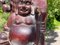 Chinese Patinated Wooden Buddha Sculpture 4