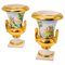 Antike neoklassizistische italienische Vasen aus Porzellan, 2er Set 1