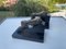 French Art Deco Sea Lions Bookends in Bronze and Marble, 1940 2