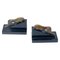 French Art Deco Sea Lions Bookends in Bronze and Marble, 1940 1