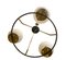 Brass, Metal and Glass Chandelier from Stilnovo, Italy, 1950s, Image 6