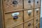 Antique Pine Apothecary Cabinet With Enamel Shields, 1900s 19