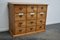 Antique Pine Apothecary Cabinet With Enamel Shields, 1900s 7