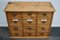 Antique Pine Apothecary Cabinet With Enamel Shields, 1900s 10