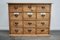 Antique Pine Apothecary Cabinet With Enamel Shields, 1900s 15