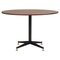 Italian Dining Table in Teak and Brass, 1950, Image 1