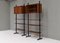Italian Wall Units or Room Dividers in Teak and Brass, 1950, Set of 2, Image 2