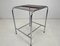 Functionalist Chrome & Wood Side Table, 1950s, Image 3