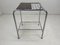Functionalist Chrome & Wood Side Table, 1950s, Image 6